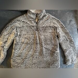 Thread & Supply Cream and Brown Sherpa Jacket